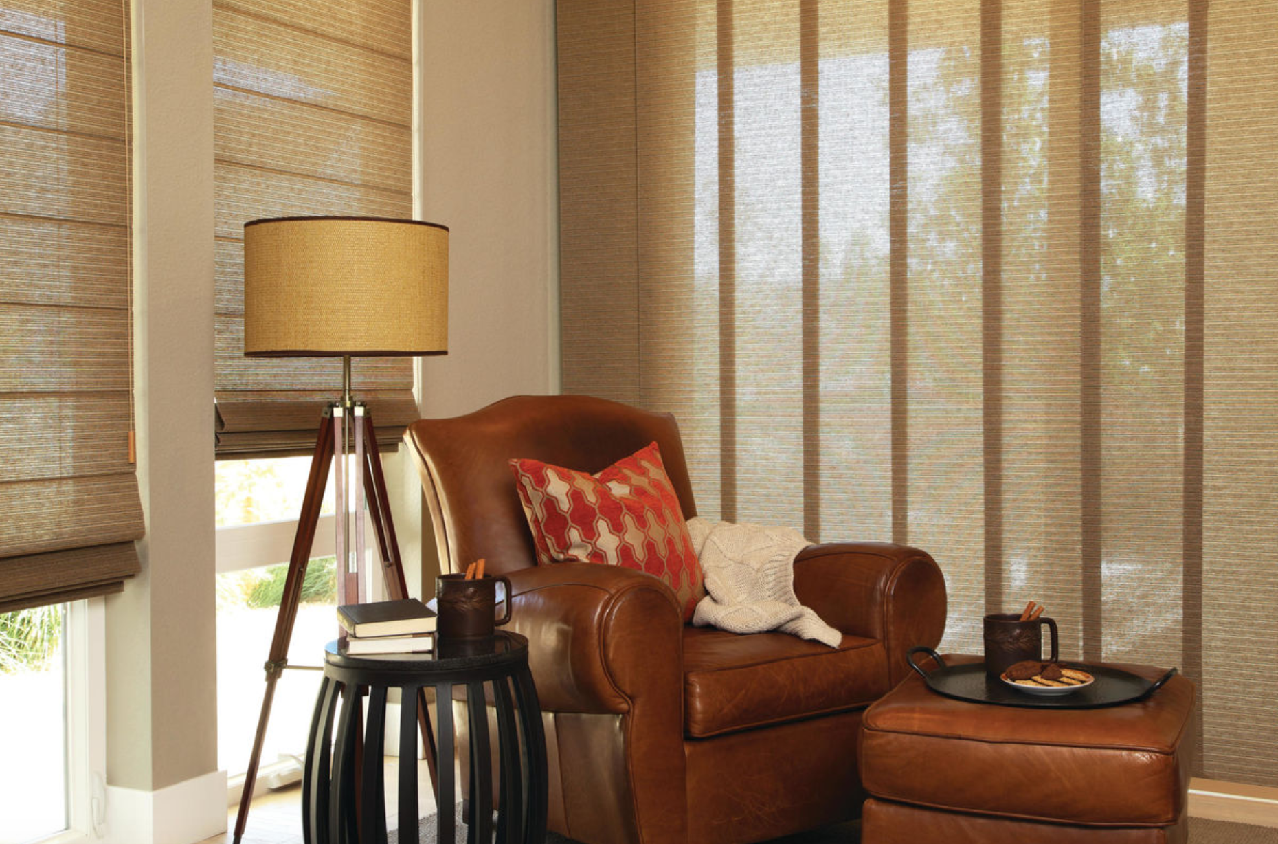 Light filtering window shades styles