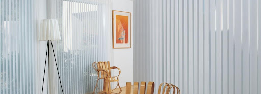Room with Hunter Douglas Luminette privacy sheers